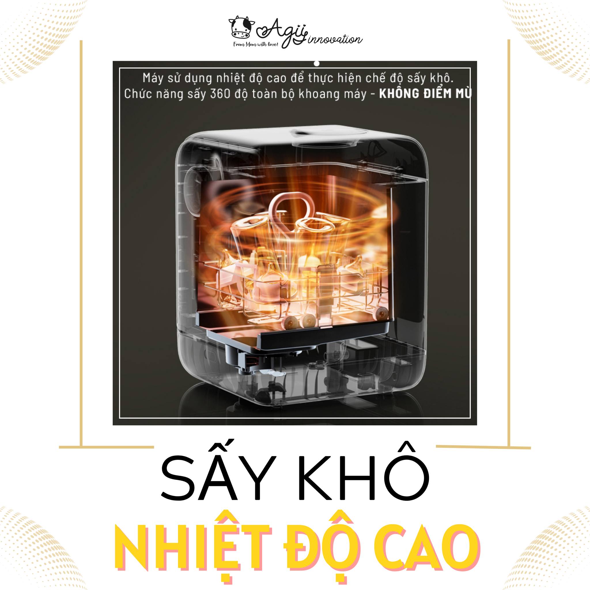 AGII 03 Smart Baby Bottle Washer and Dryer