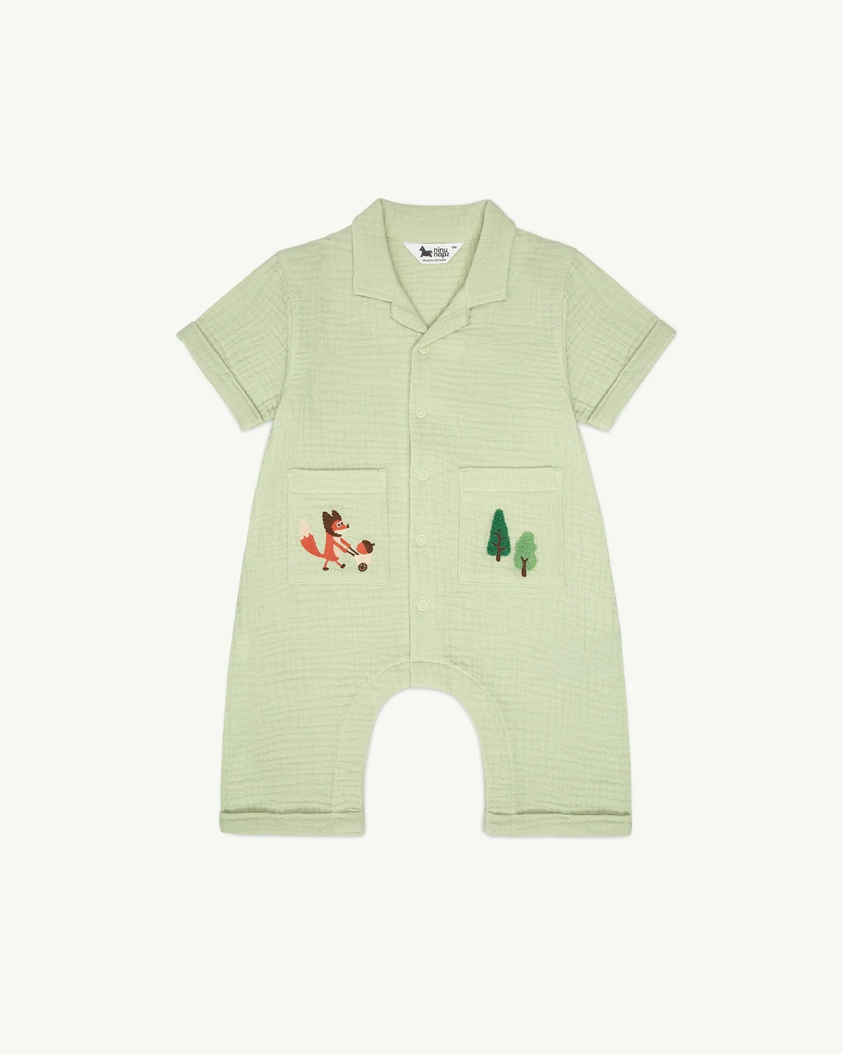 Quần Áo Cho Bé Pinewood Fox Flippy Suit (6M-24M) | NINUNAPZ