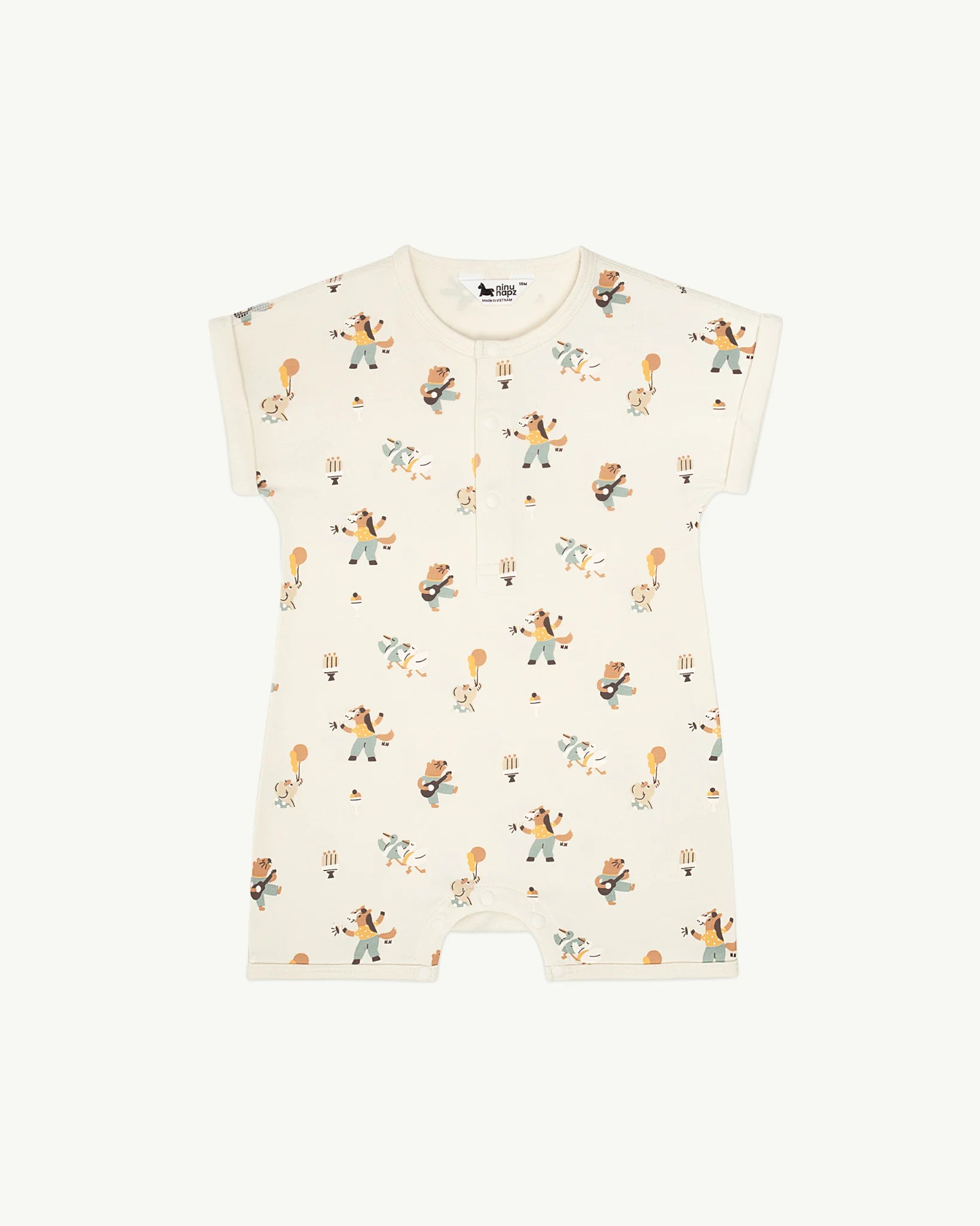 Quần Áo Body Cho Bé Party Friends Playsuit Đa Dạng Màu Sắc (9M-24M) | NINUNAPZ