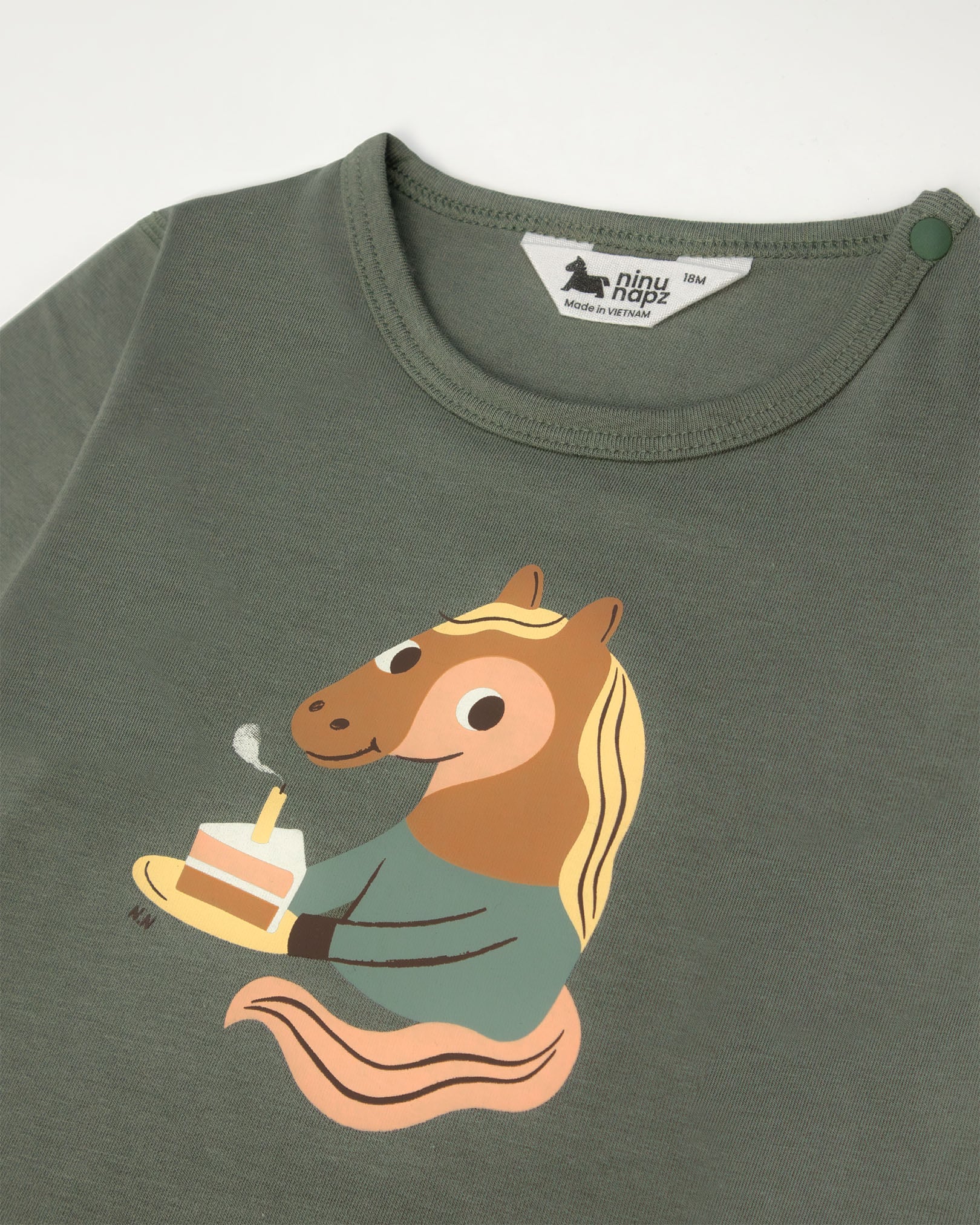 Quần Áo Body Cho Bé Party Pony Overall (9M-24M) | NINUNAPZ