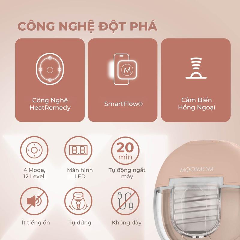 Máy Hút Sữa Không Dây Thế Hệ Mới X1 | MOOIMOM