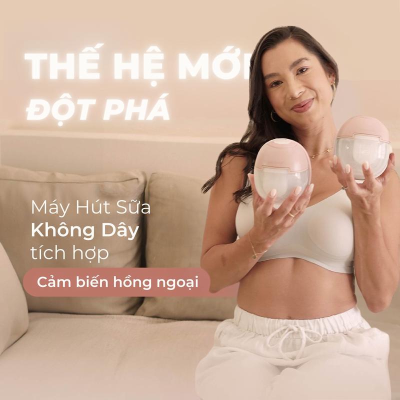 Mooimom X1 Ultra Cordless Breast Pump with Warming Function