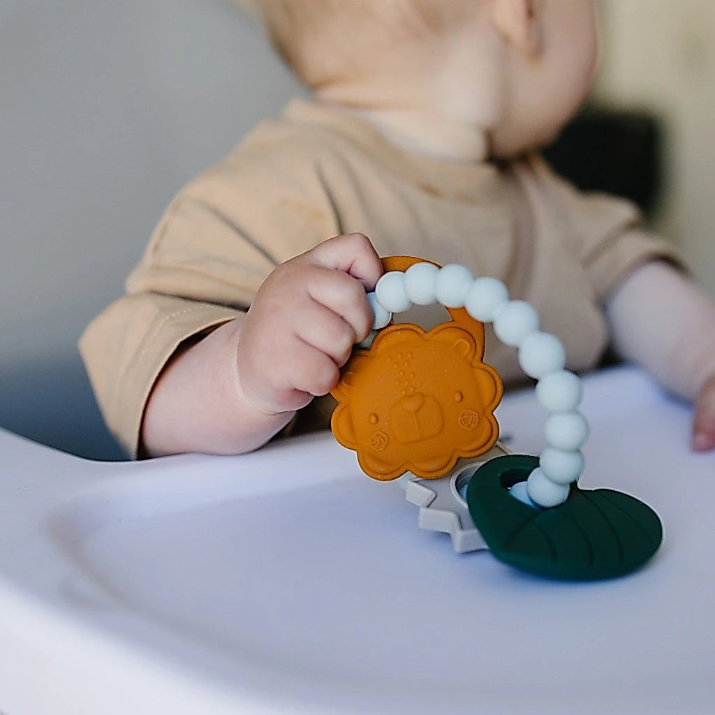 Vòng Ba Gặm Nướu Silicone Cao Cấp Giúp Giảm Đau Và Ngứa Nướu Cho Bé | Loulou Lollipop