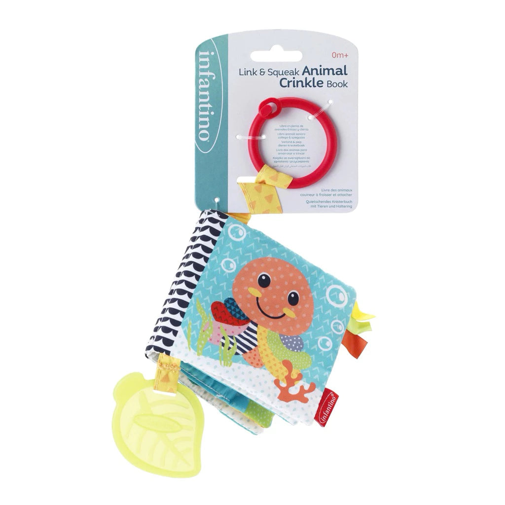 Sách Vải Đồ Chơi Vải Sột Soạt Hình Động Vật Biển | Infantino