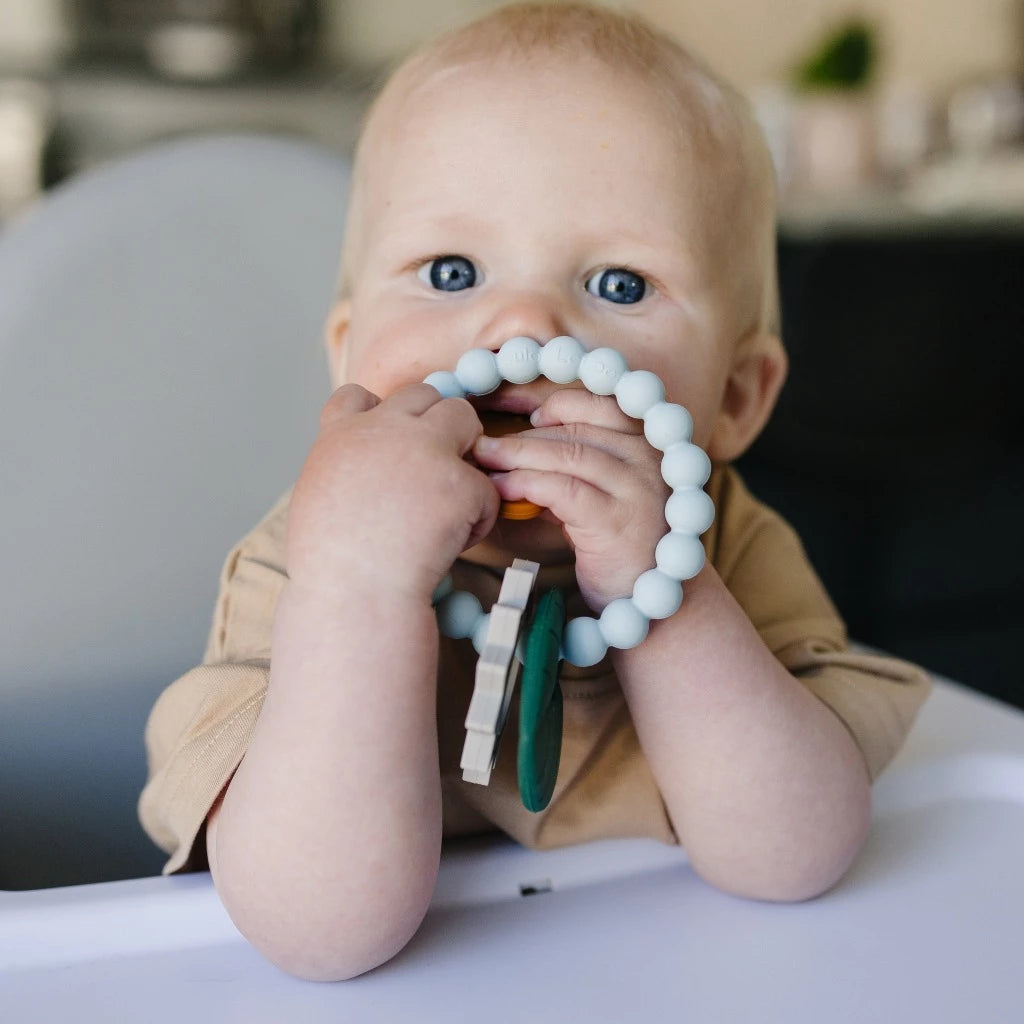 Vòng Ba Gặm Nướu Silicone Cao Cấp Giúp Giảm Đau Và Ngứa Nướu Cho Bé | Loulou Lollipop