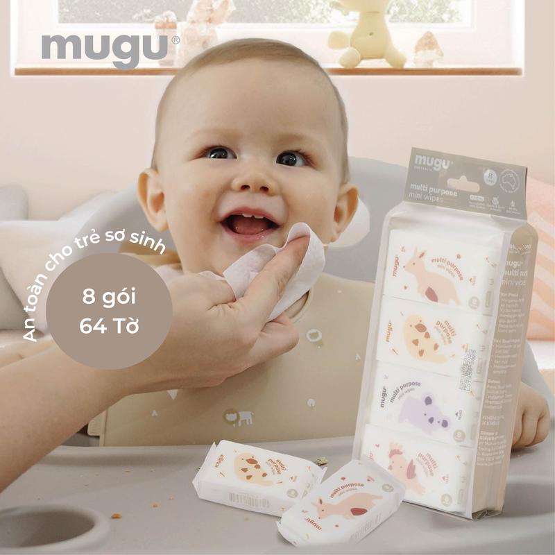 MUG KHĂN ƯỚT ĐA NĂNG LAU RĂNG NƯỚU CHO BÉ