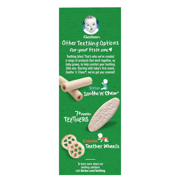 Gerber Organic Blueberry Apple Beetroot Rice Crackers