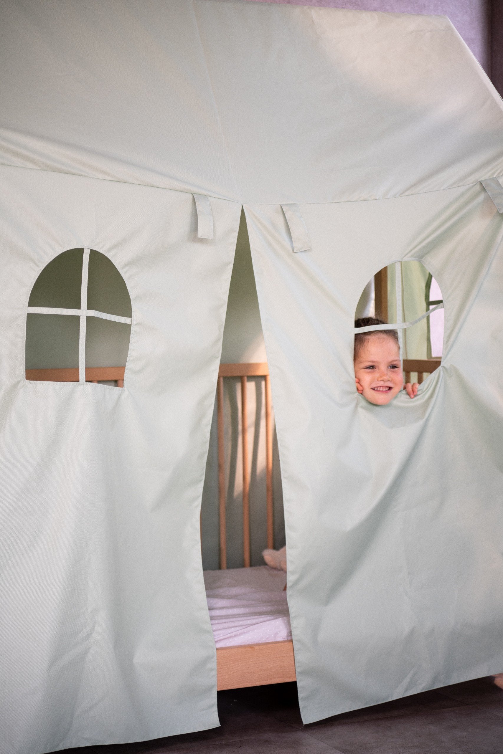 Màn phú giường Geuther Cozy-do House Cover - Textile Mint