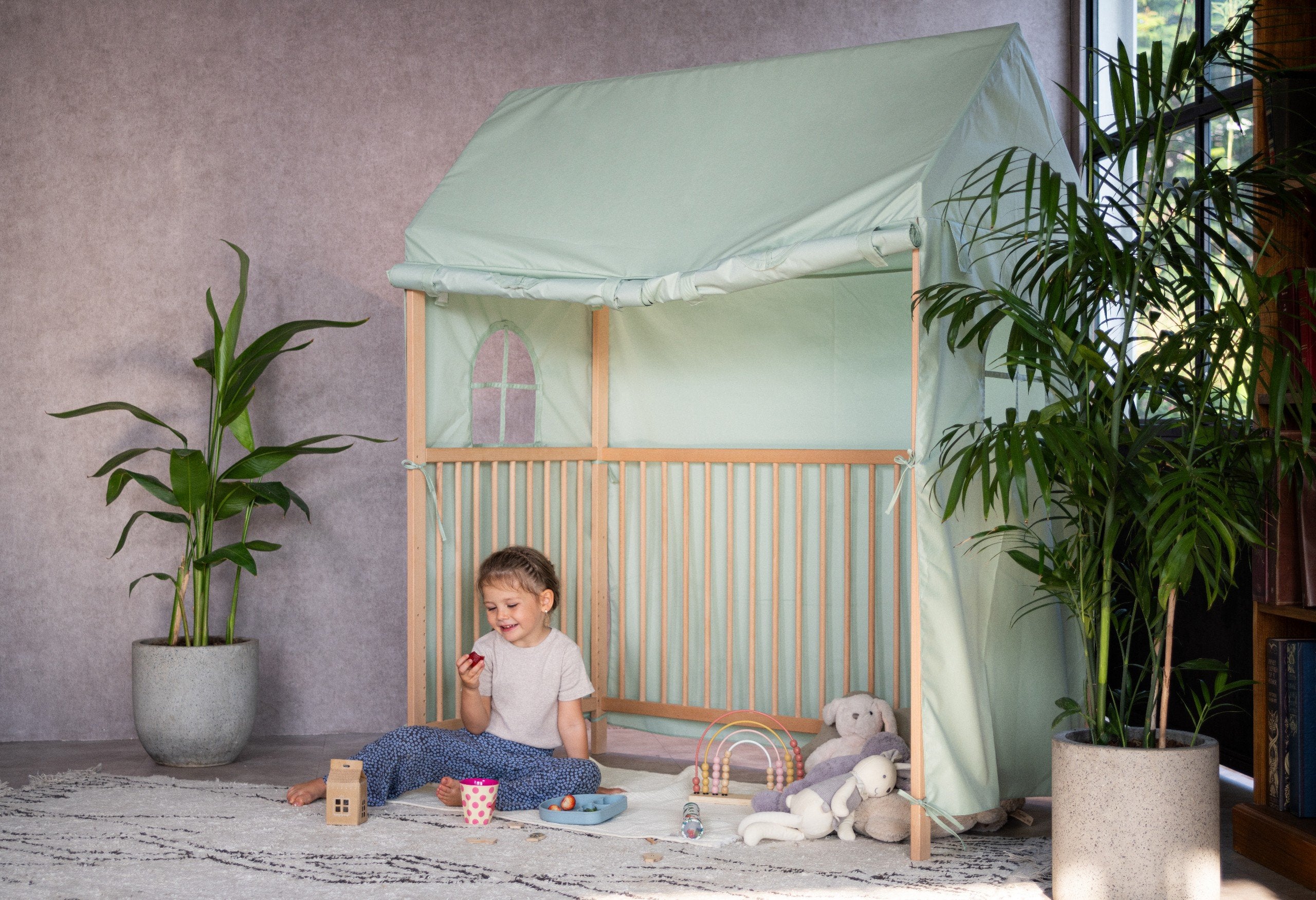 Giường Geuther "Cozy-do" Eco Bed 4 trong 1 140 x 70cm