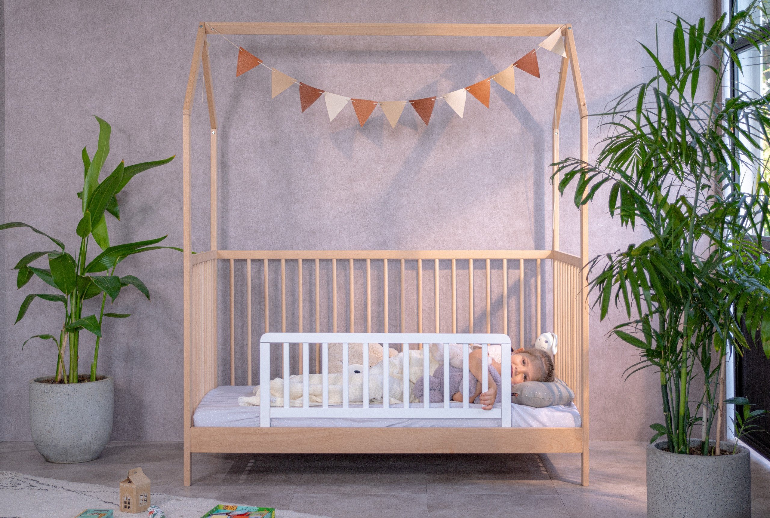 Giường Geuther "Cozy-do" Eco Bed 4 trong 1 140 x 70cm
