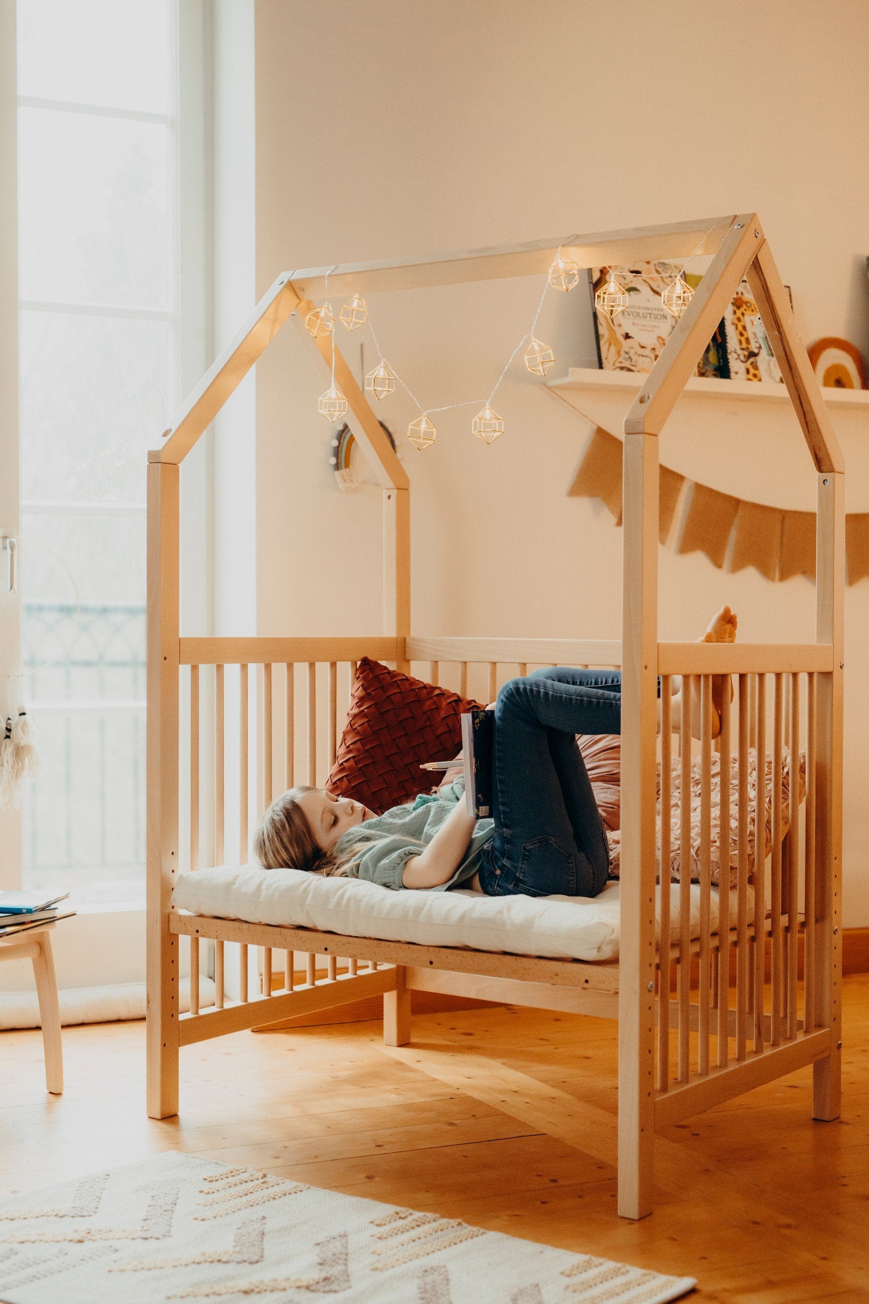 Giường Geuther "Cozy-do" Eco Bed 4 trong 1 140 x 70cm