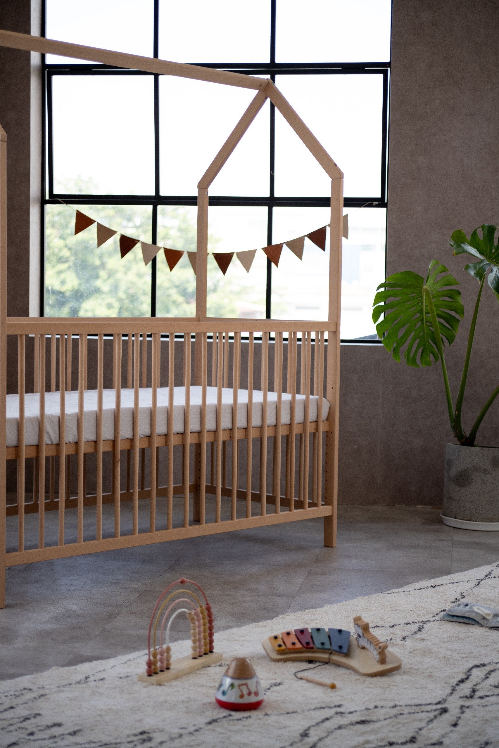 Giường Geuther "Cozy-do" Eco Bed 4 trong 1 140 x 70cm