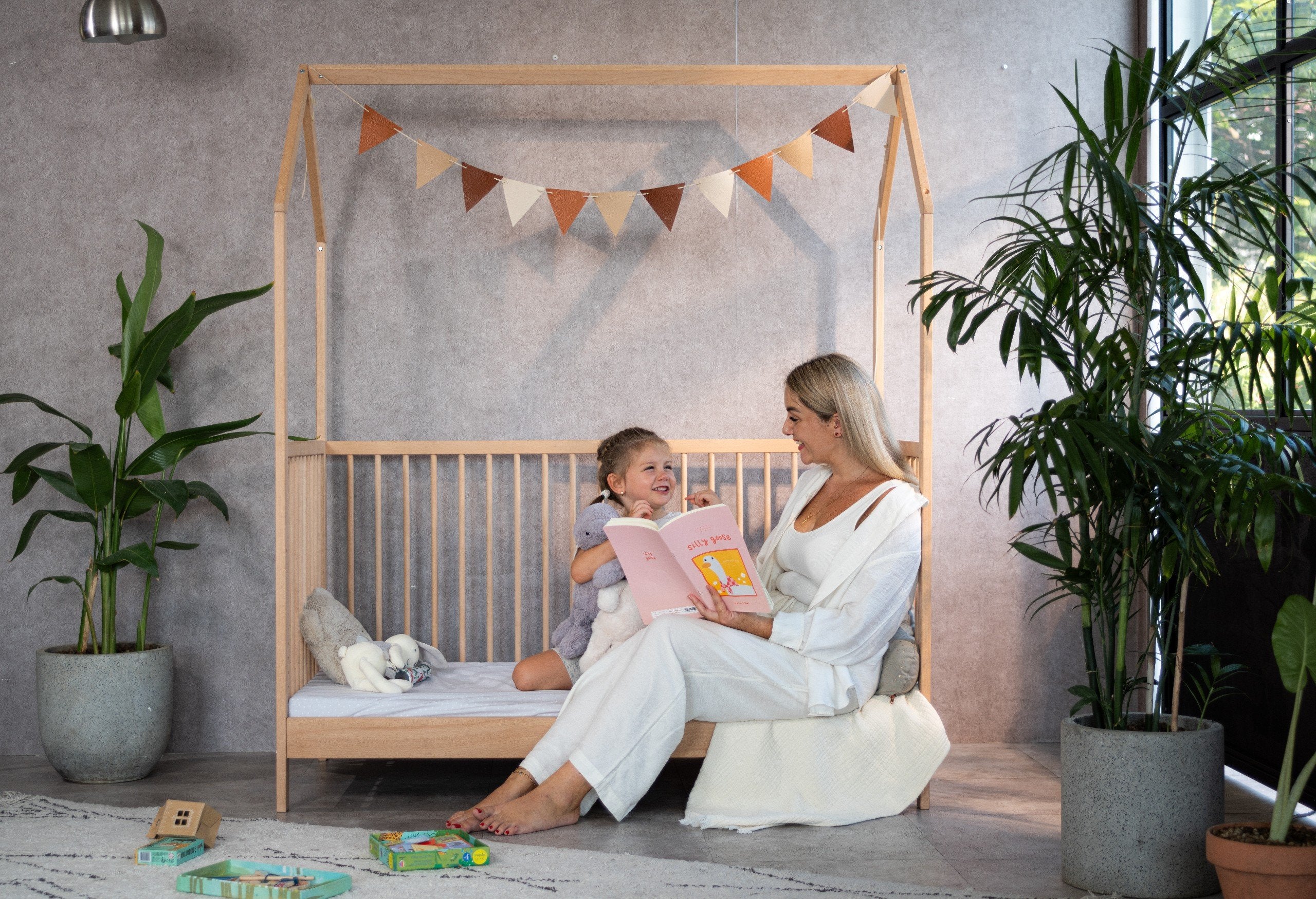 Giường Geuther "Cozy-do" Eco Bed 4 trong 1 140 x 70cm