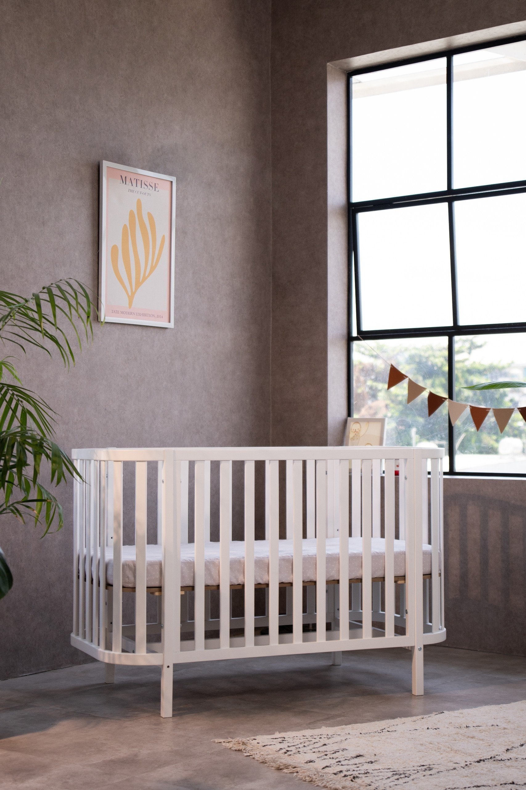 Cocoon Bed 120 x 60cm Geuther - White