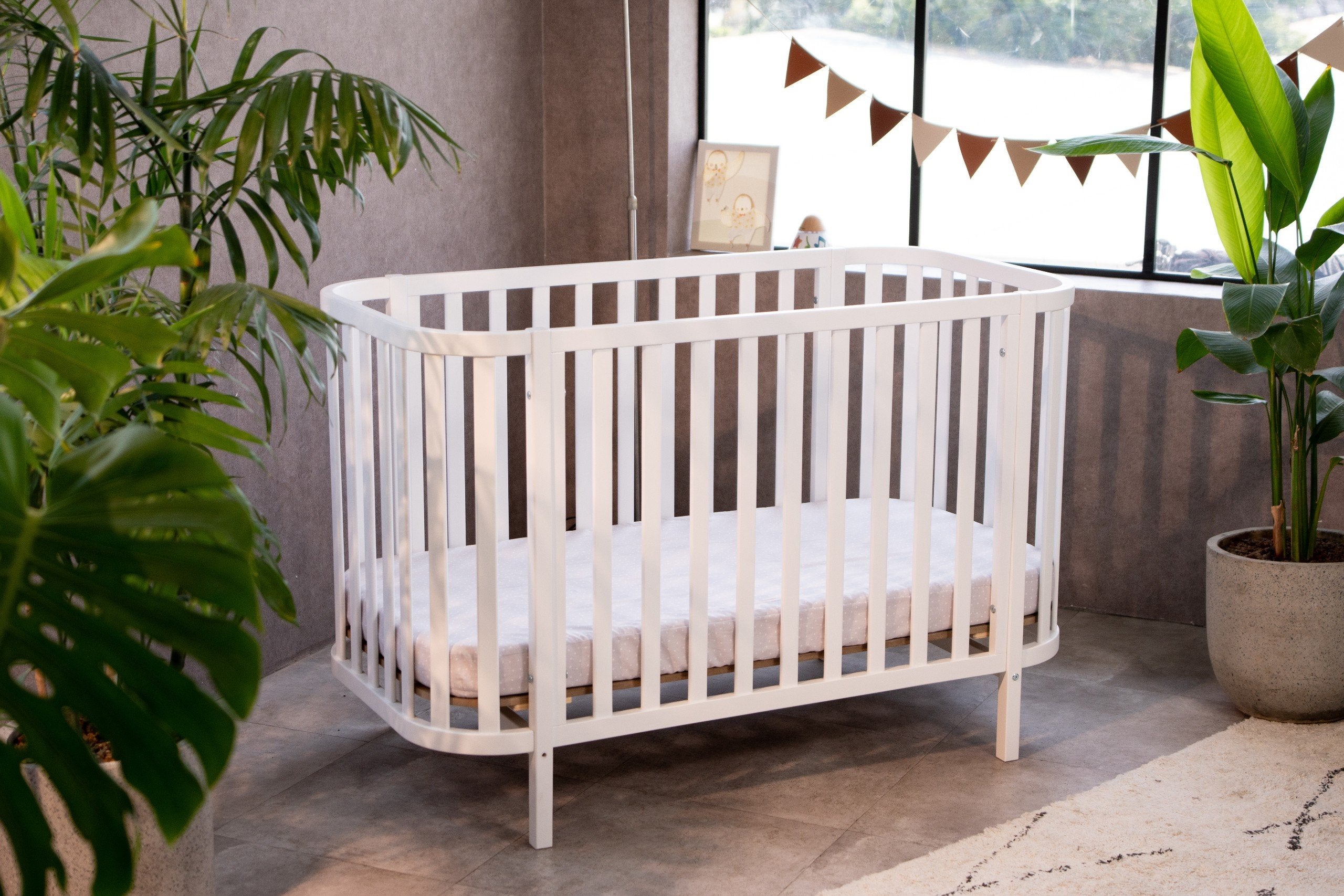 Cocoon Bed 120 x 60cm Geuther - White