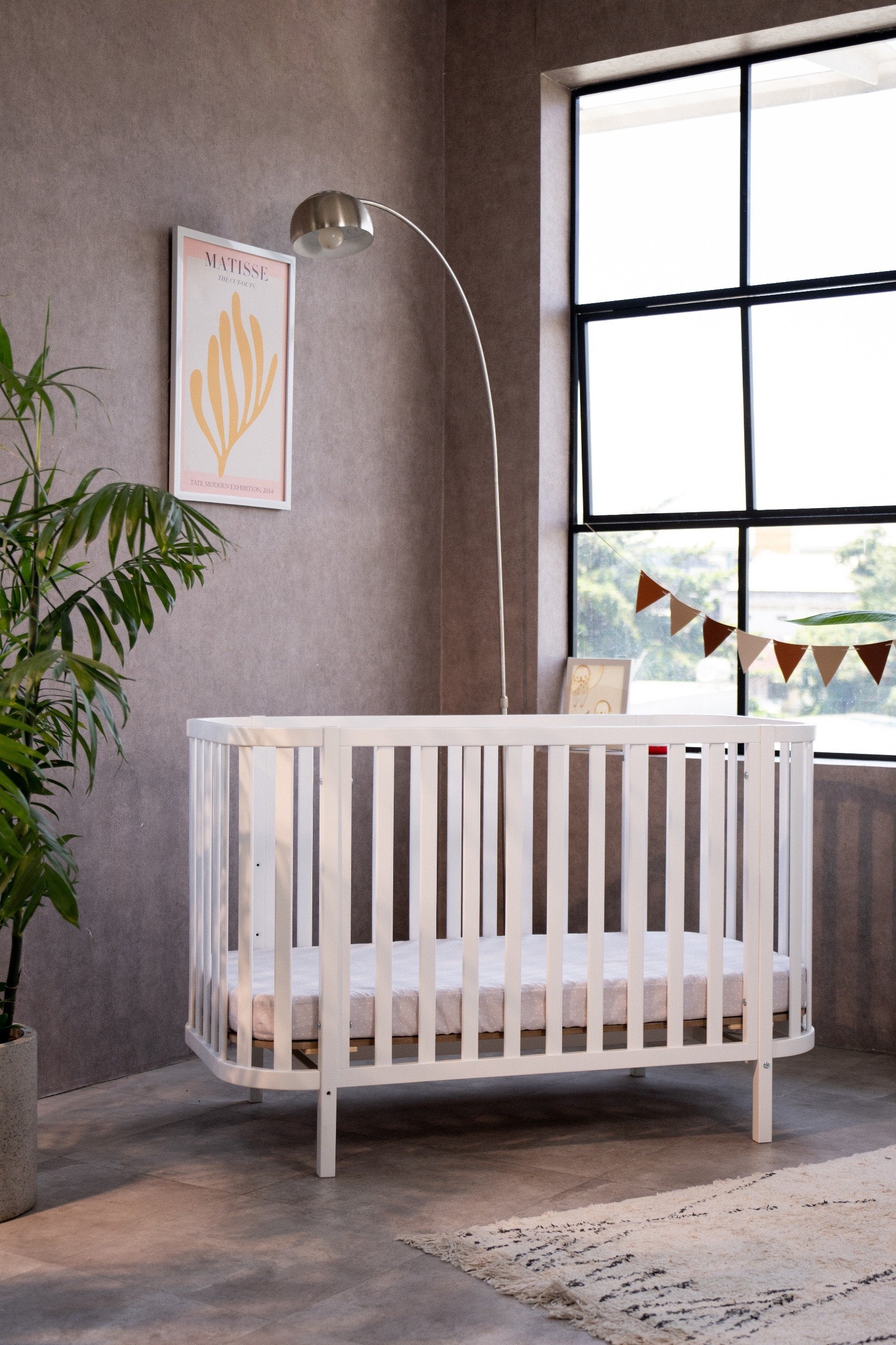 Cocoon Bed 120 x 60cm Geuther - White
