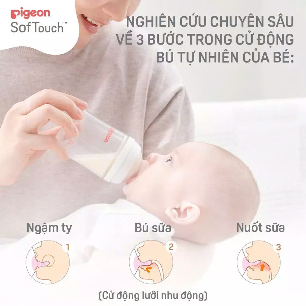 Pigeon PPSU Softtouch Baby-Friendly World 240ml Milk Bottle