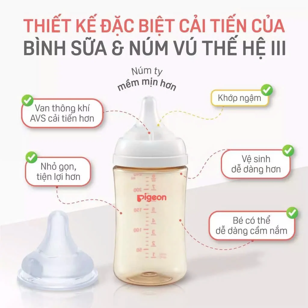 Pigeon PPSU Softtouch Baby-Friendly World 240ml Milk Bottle