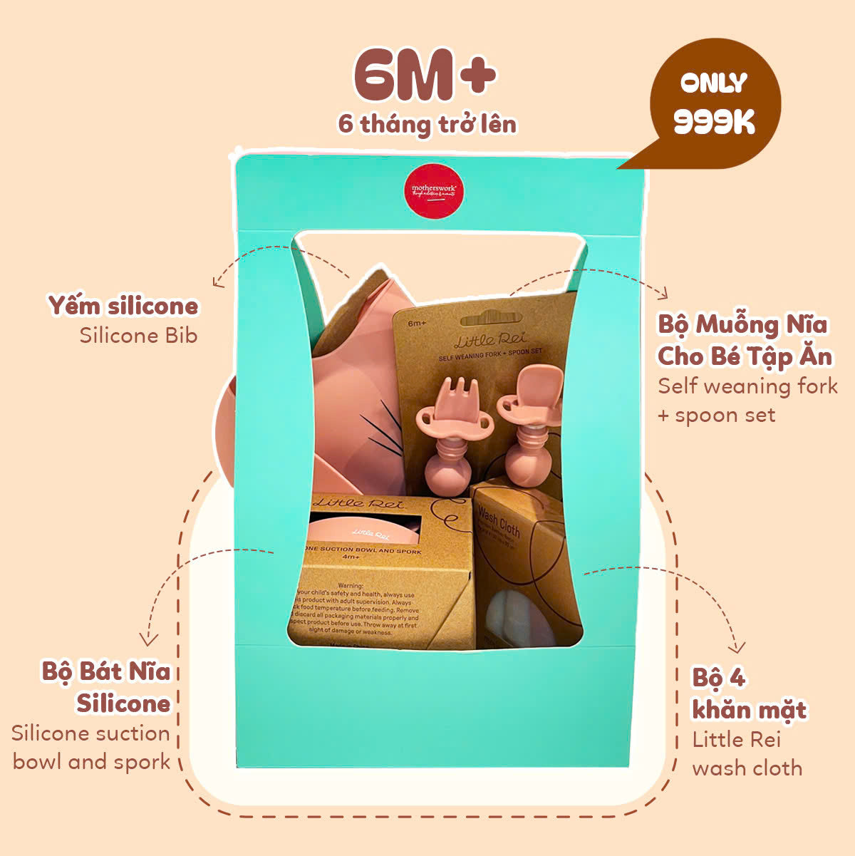 Bộ quà tặng cho mẹ và bé