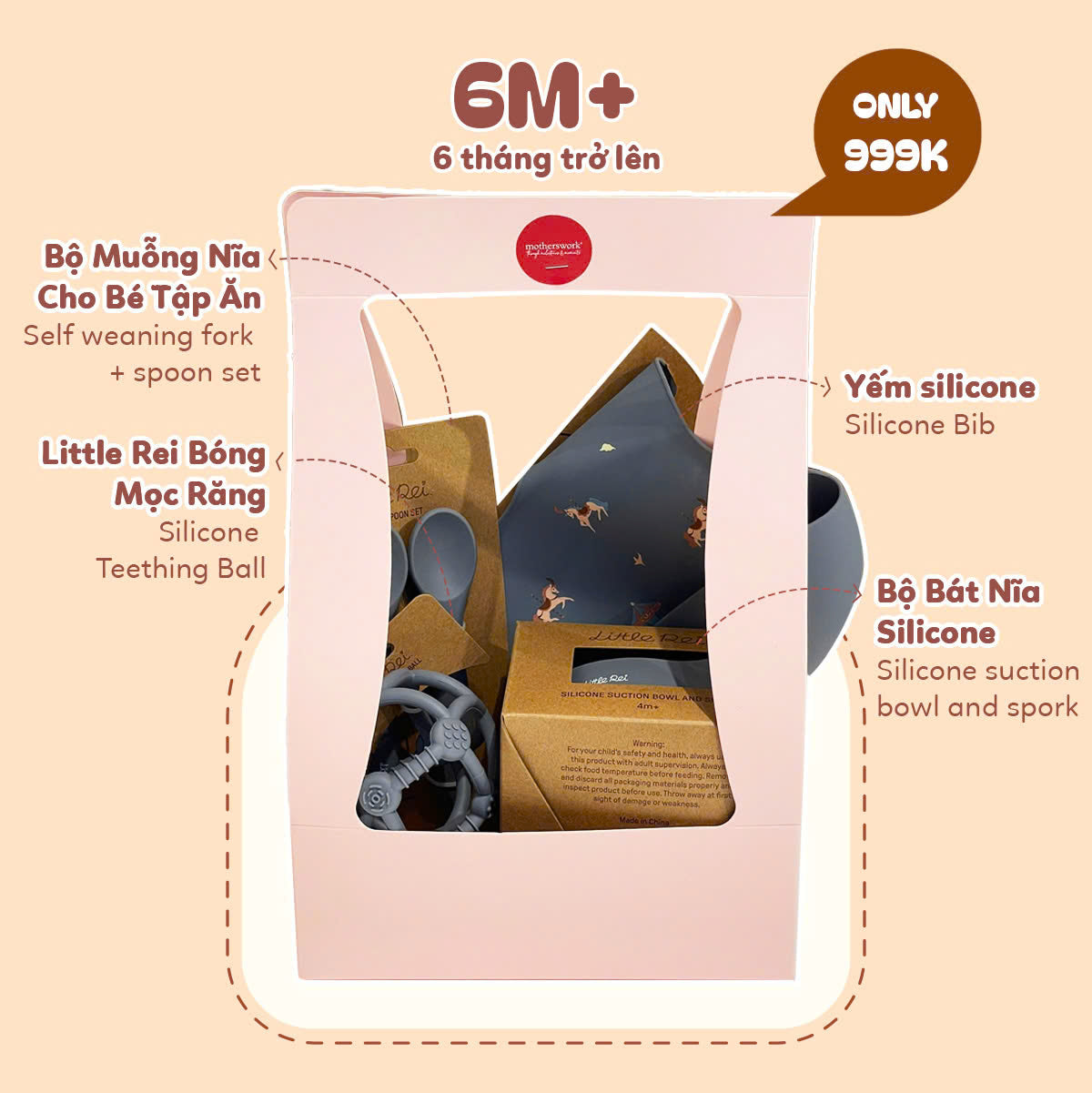 Bộ quà tặng cho mẹ và bé