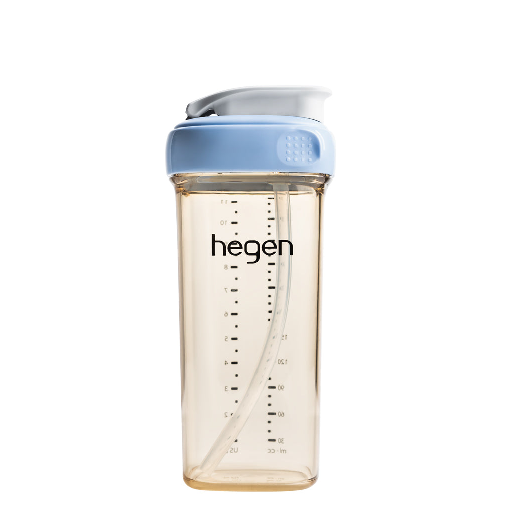 Bình Tập Uống Hegen Straw Cup Ppsu 330ml Màu