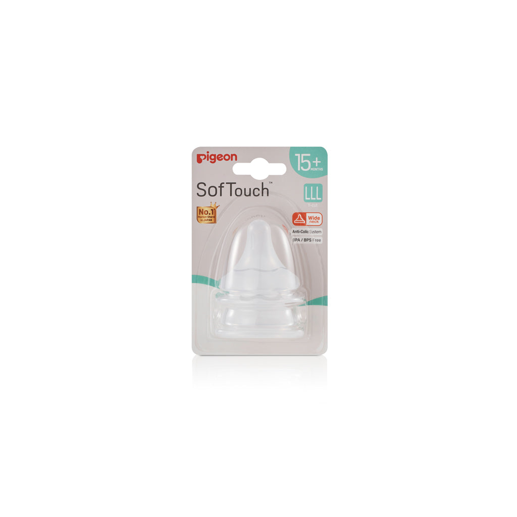 Pigeon SofTouch 3 nipple blister pack