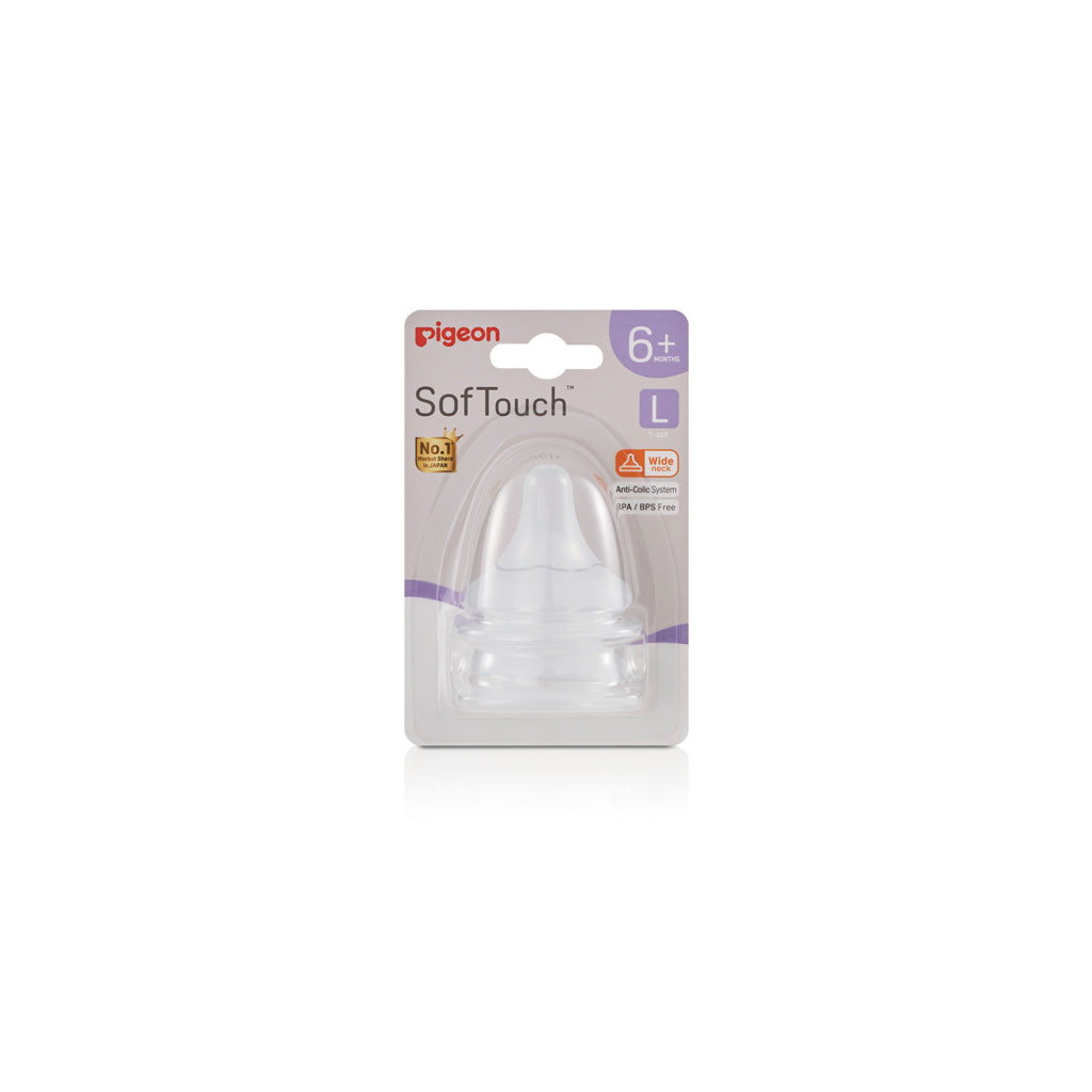 Pigeon SofTouch 3 nipple blister pack
