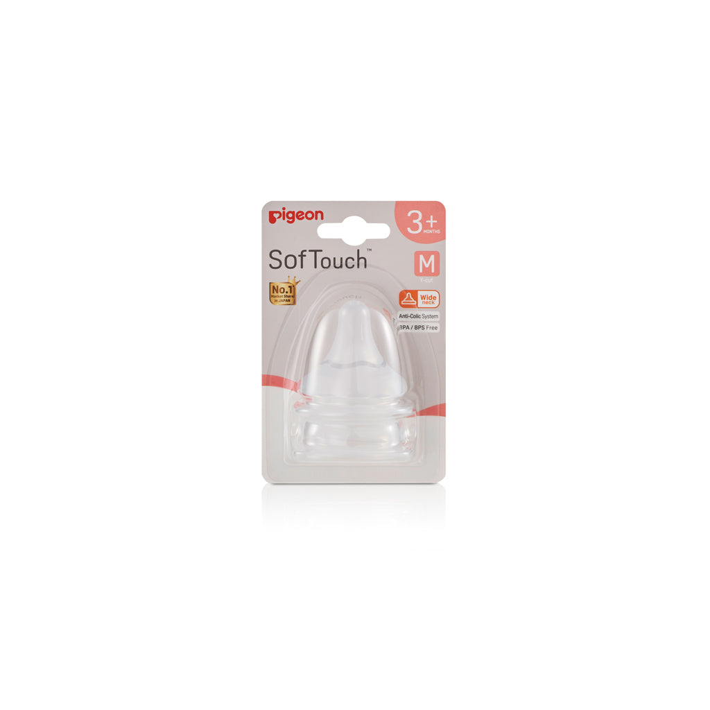 Pigeon SofTouch 3 nipple blister pack