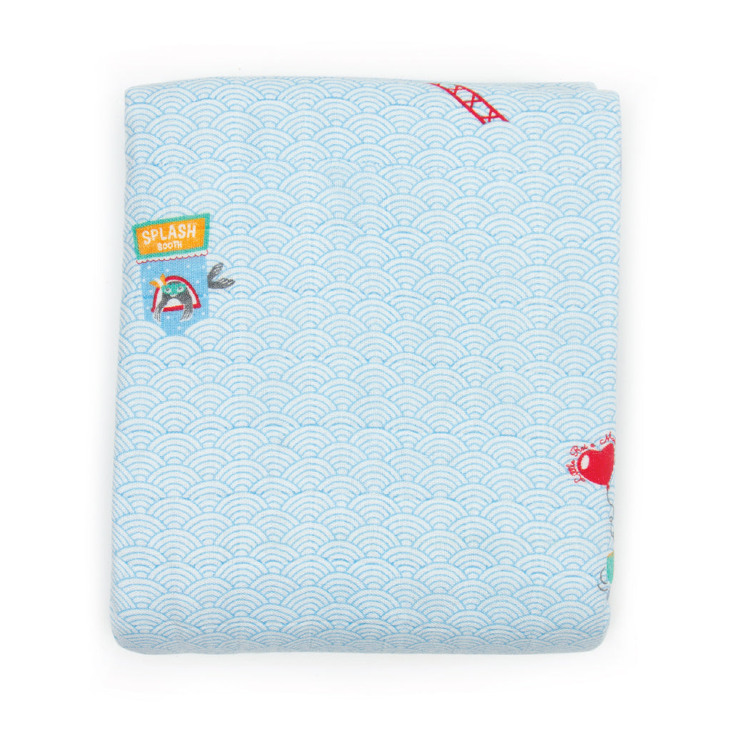Little Rei X Maison Q 4-Layer Blue Blanket