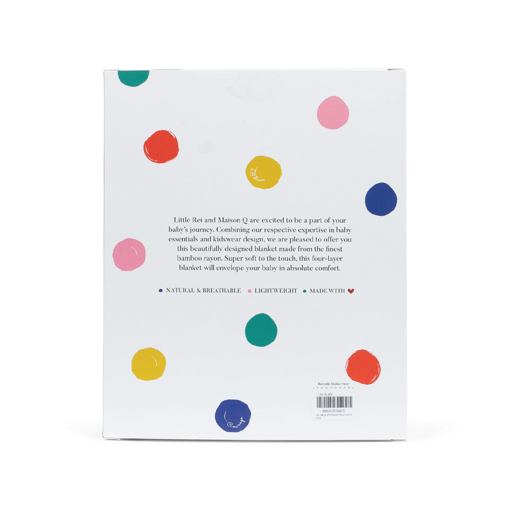 Little Rei X Maison Q 4-Layer Blue Blanket