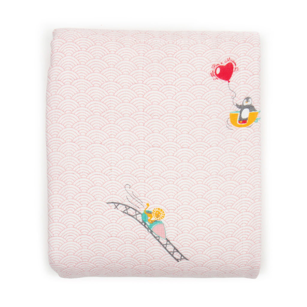 Little Rei X Maison Q 4-Layer Blanket Pink
