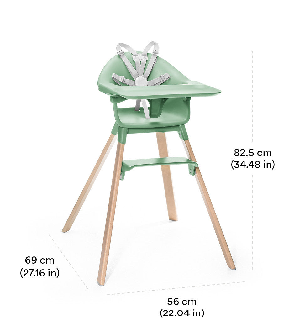 Stokke Clikk high chair is ergonomically designed, safe and high quality.