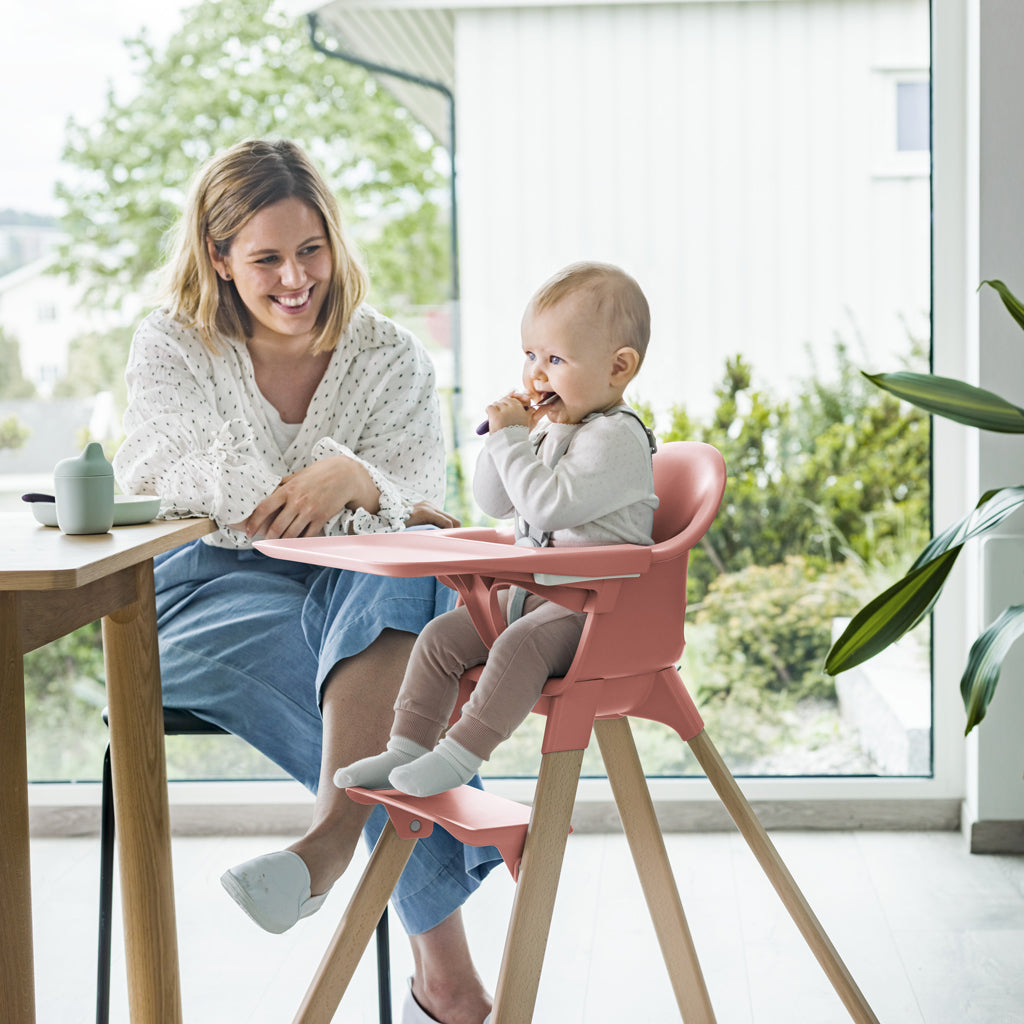 Stokke Clikk high chair is ergonomically designed, safe and high quality.