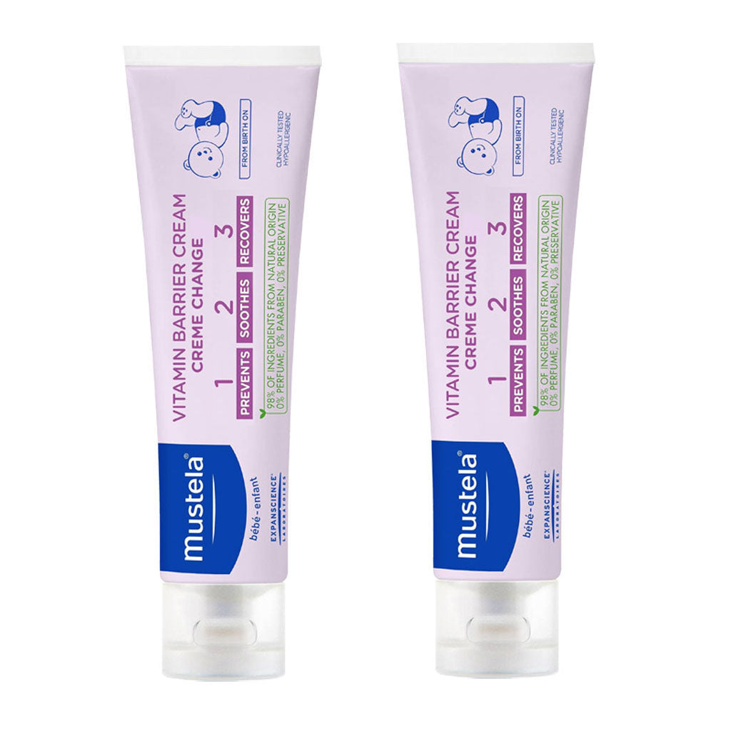 Mustella Vitamin Barrier Cream 123 Diaper Rash Prevention and Treatment