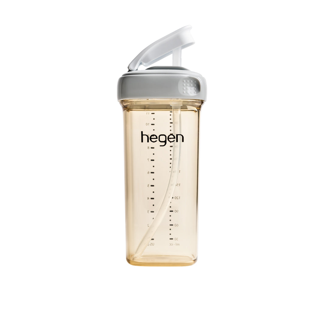 Bình Tập Uống Hegen Straw Cup Ppsu 330ml Màu