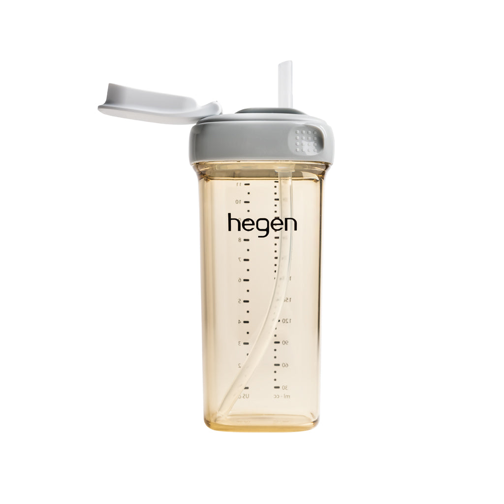 Bình Tập Uống Hegen Straw Cup Ppsu 330ml Màu