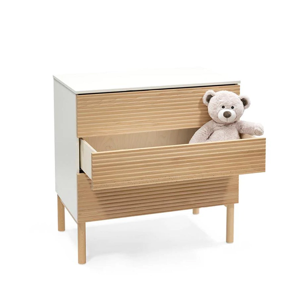 Stokke Sleepi Dresser 3-compartment high-class oak wardrobe