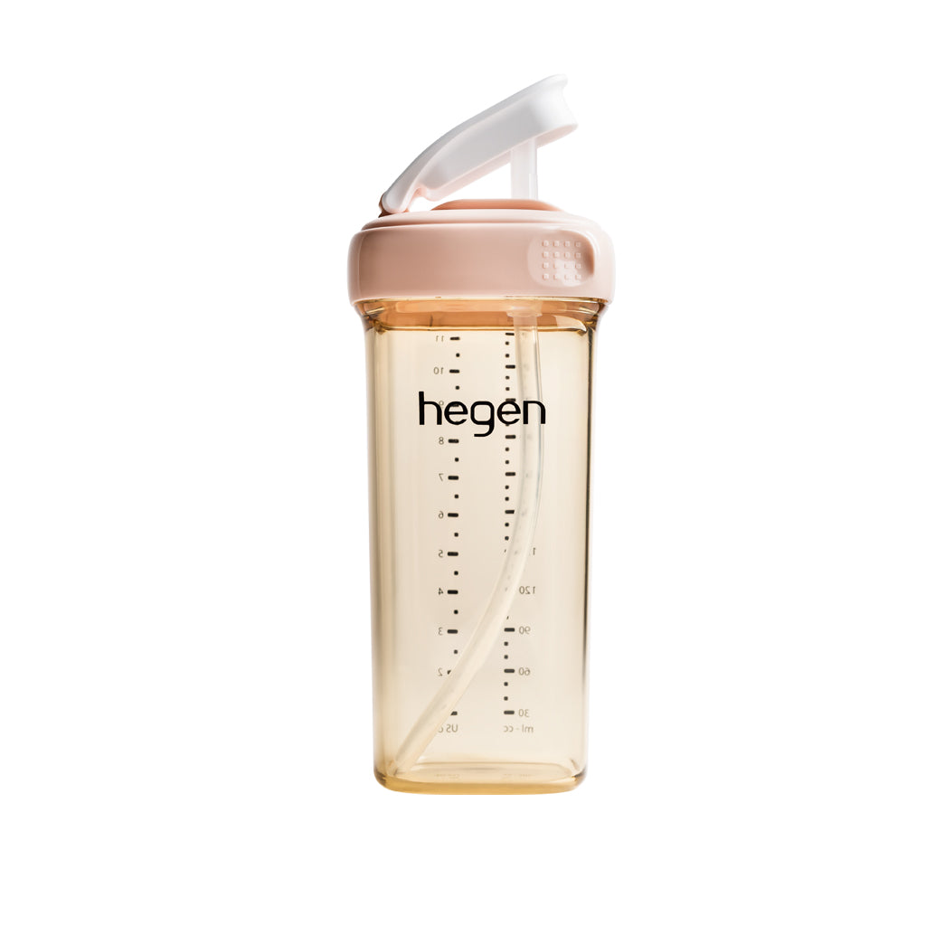 Bình Tập Uống Hegen Straw Cup Ppsu 330ml Màu