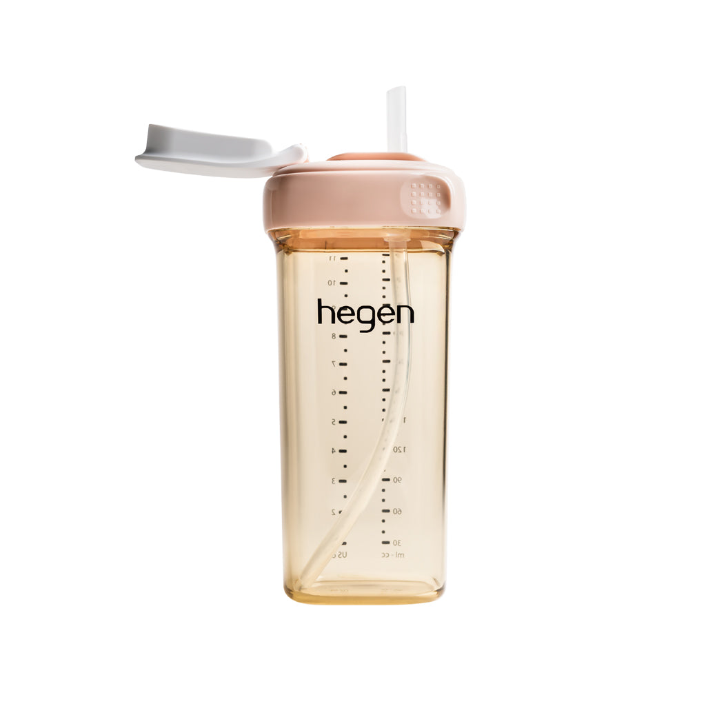 Bình Tập Uống Hegen Straw Cup Ppsu 330ml Màu