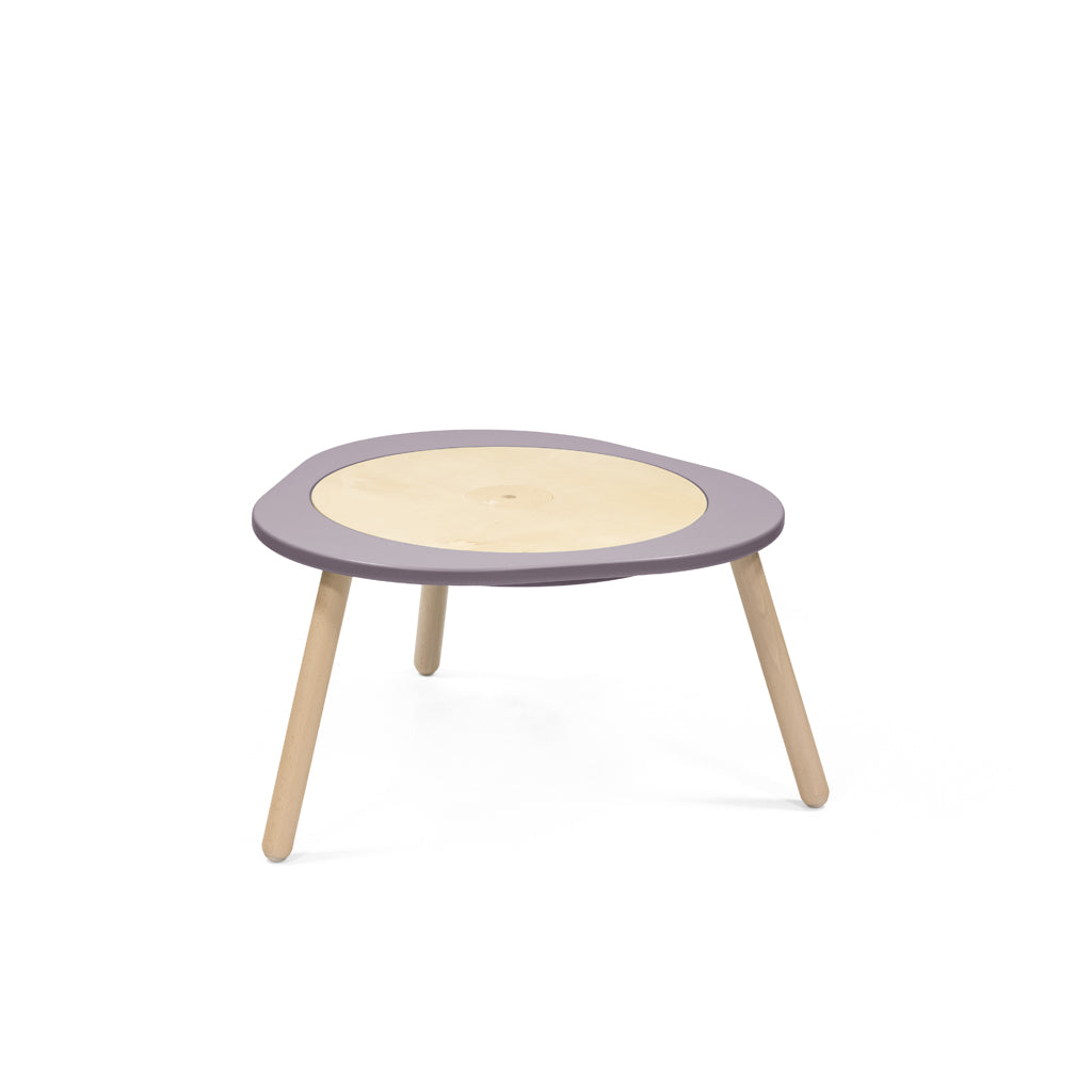 Stokke MuTable V2 study and play table, made from natural wood, with safe anti-slip base
