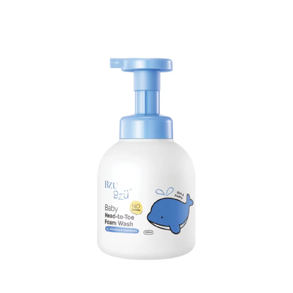 Sữa Tắm Gội Toàn Thân Tạo Bọt Cho Bé Baby Head-to-Toe Foam Wash | BZU BZU