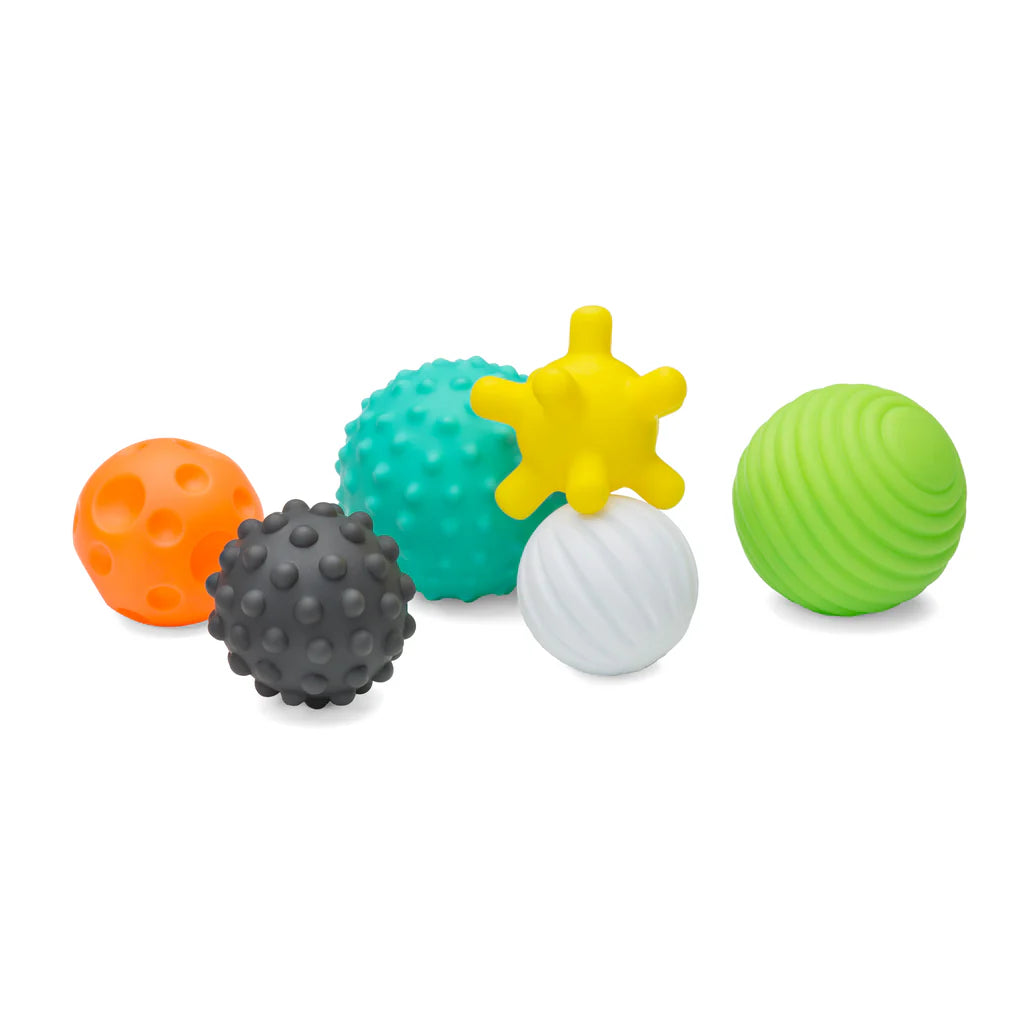 Bộ 6 Bóng Cảm Giác Siêu Mềm Super Soft Textured Multi Ball Set | Infantino