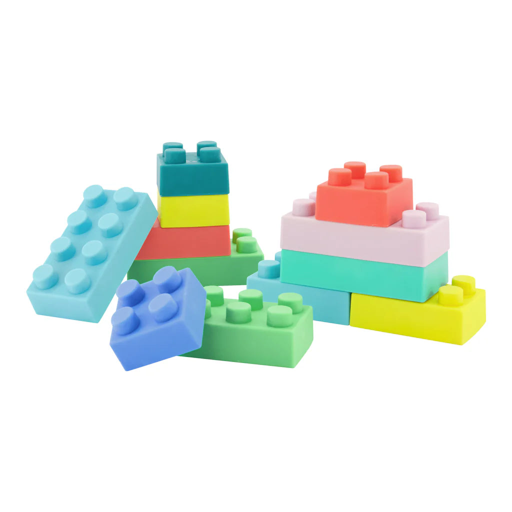 Bộ Đồ Chơi Khối Xếp Hình Silicon | Infantino