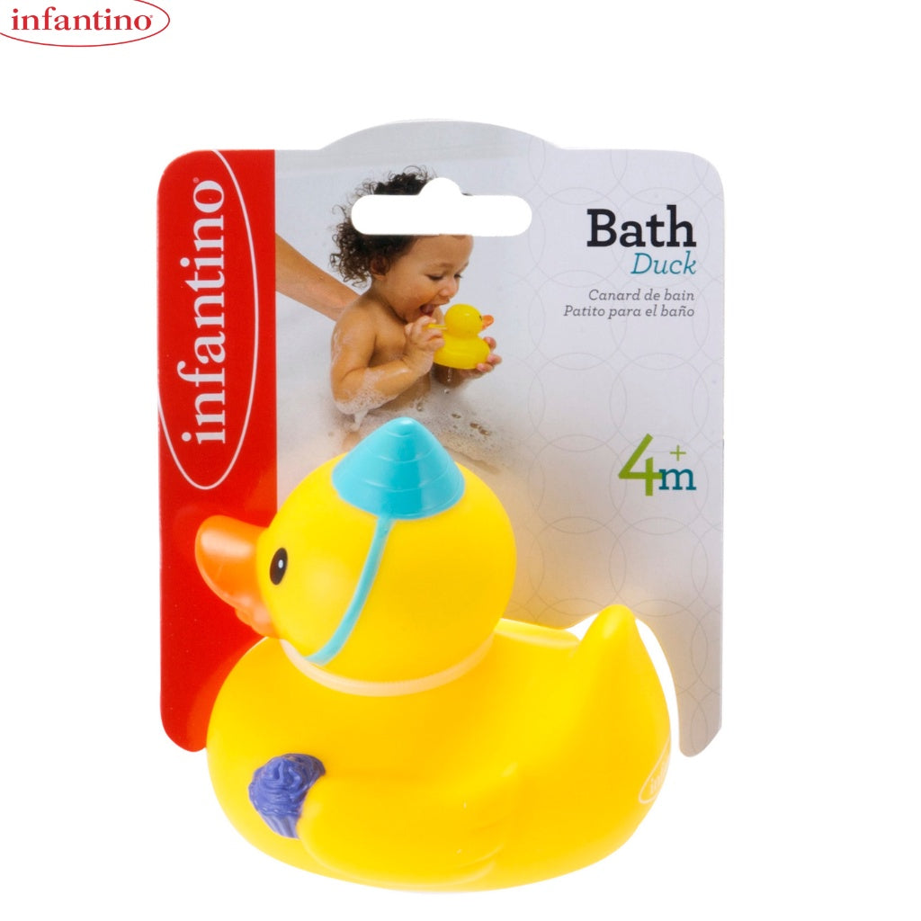 Vịt Đồ Chơi Nhà Tắm INFANTINO Màu Vàng - Đồ Chơi An Toàn Cho Bé