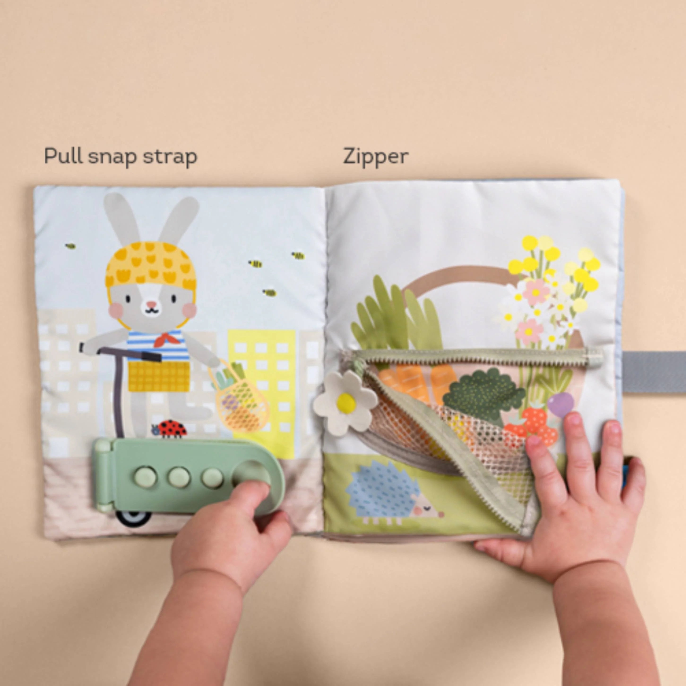 Cloth books and activity sheets for skill development