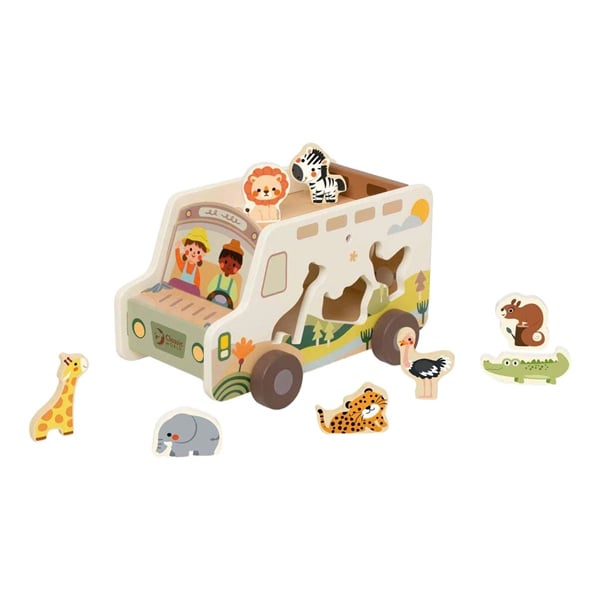 CWO Classic World Prairie Explorer Truck - Safe Musical Puzzle Toy for Babies