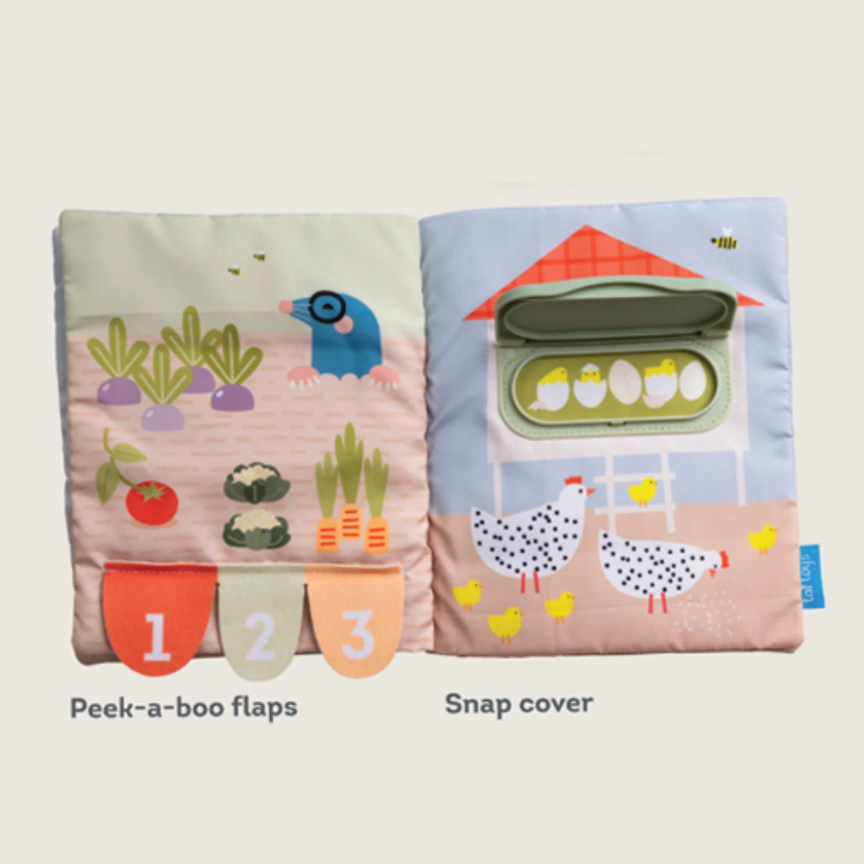 Cloth books and activity sheets for skill development
