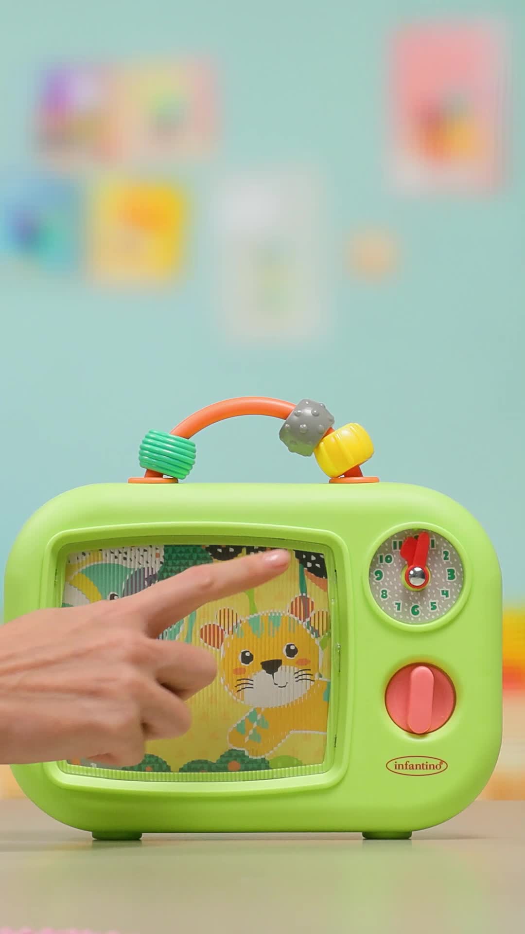 Đồ Chơi Tivi Phát Nhạc Màn Hình Chuyển Động Infantino