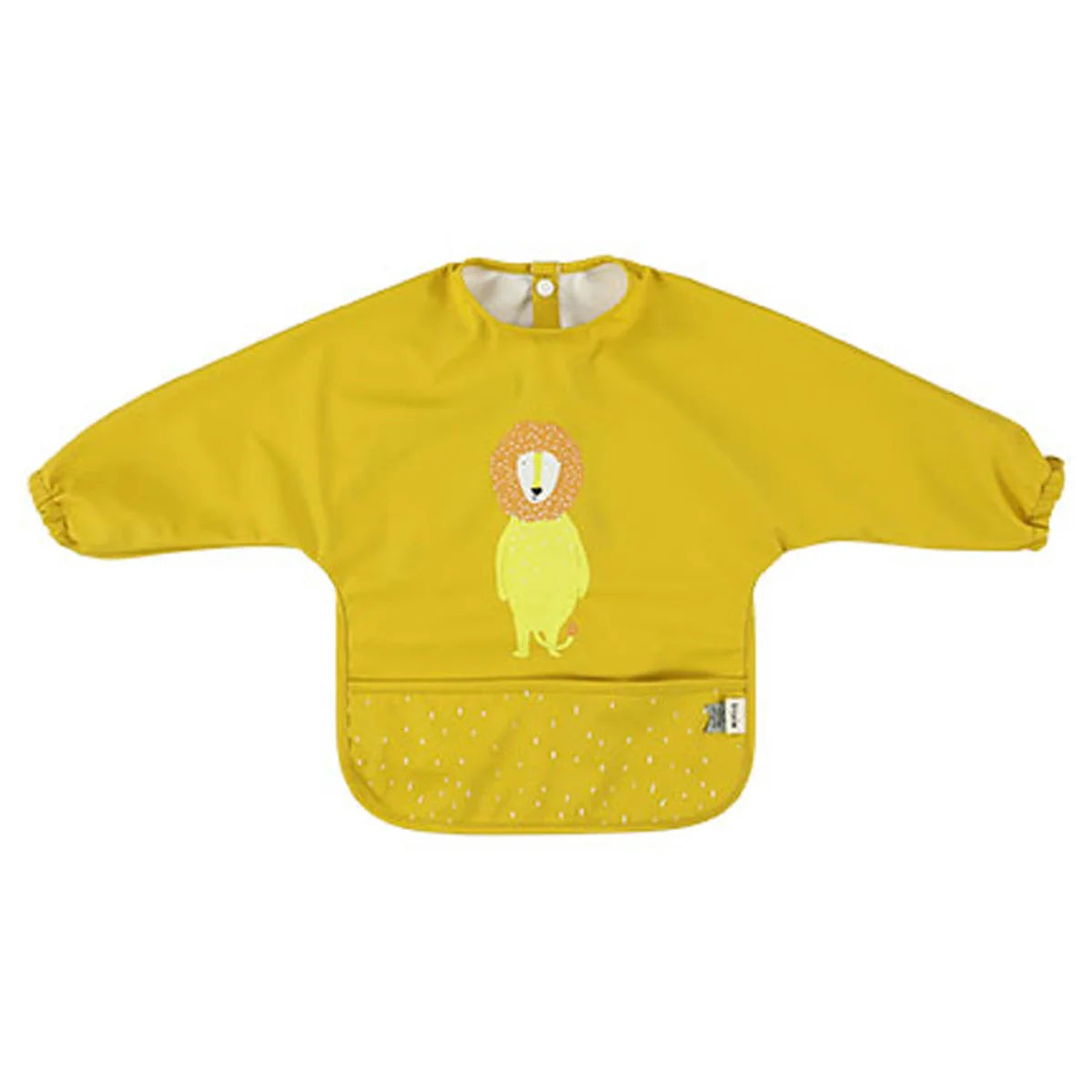 Waterproof Long Sleeve Baby Bib for Babies from 6 Months | Trixie Waterproof Long Sleeve Bib
