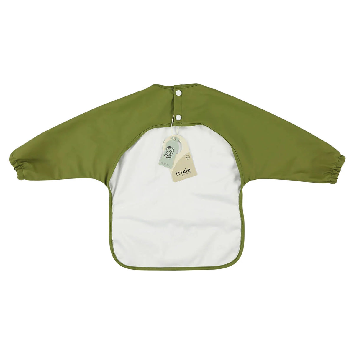 Waterproof Long Sleeve Baby Bib for Babies from 6 Months | Trixie Waterproof Long Sleeve Bib